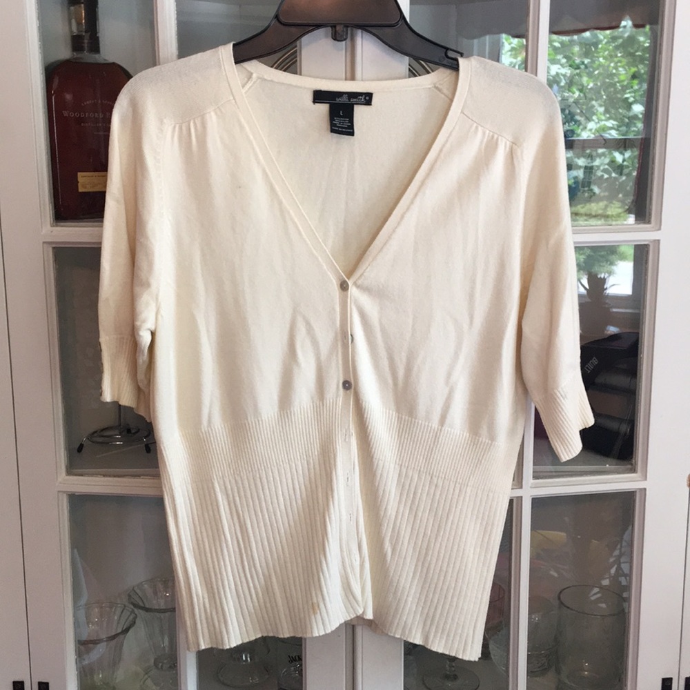 Cream cardigan